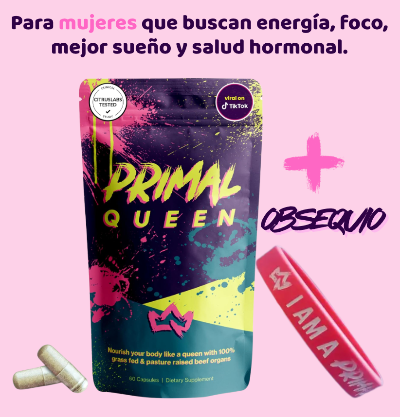 Primal Queen + Obsequio 🎁, Para mujeres que buscan energía, foco, mejor sueño y salud hormonal.