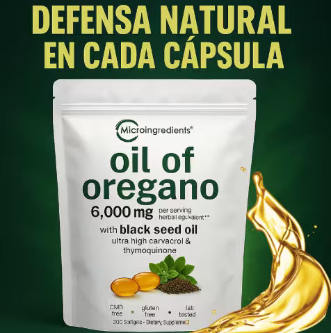 OIL OF OREGANO, ELEVA TU SISTEMA INMUNE Y ELIMINA TODO TIPO DE BACTERIAS Y HONGOS DE TU CUERPO