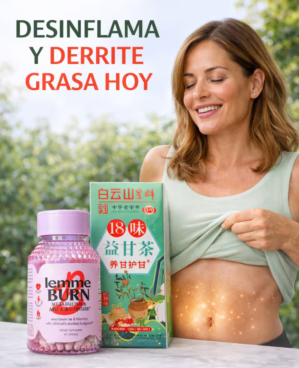 Combo Para Verte Más Ligera, Abdomen Más Plano Cada Día