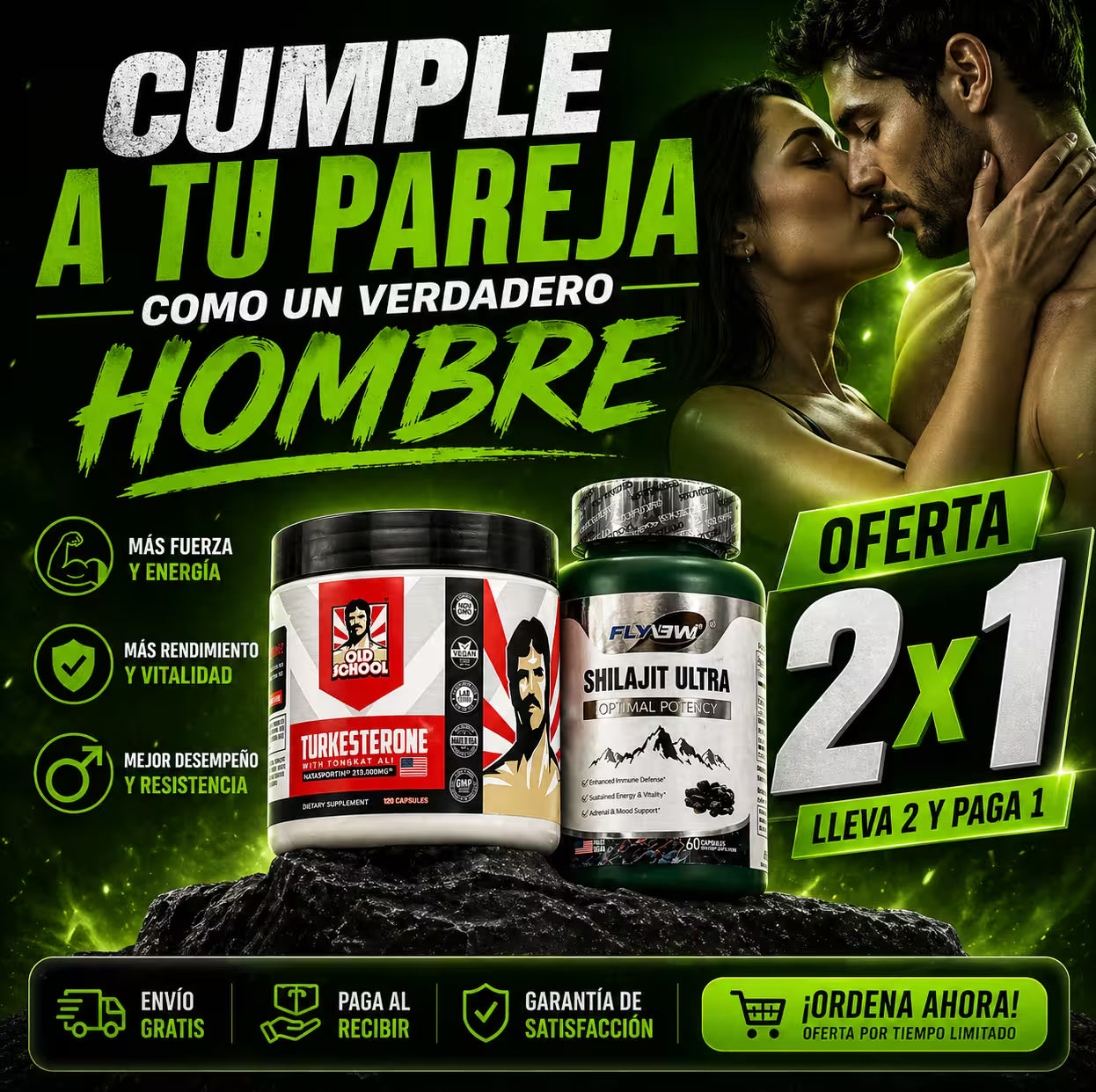 Energía Imparable Para Hombres con este super Combo