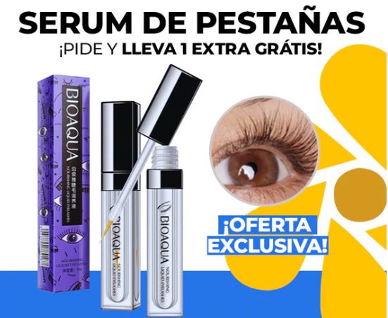 OFERTA 2X1 - SERUM ORIGINAL BIOAQUA ALARGADOR DE PESTAÑAS