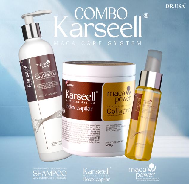 OFERTA! COMBO KARSEELL SHAMPOO + CREMA Y DE REGALO EL ACEITE🎁